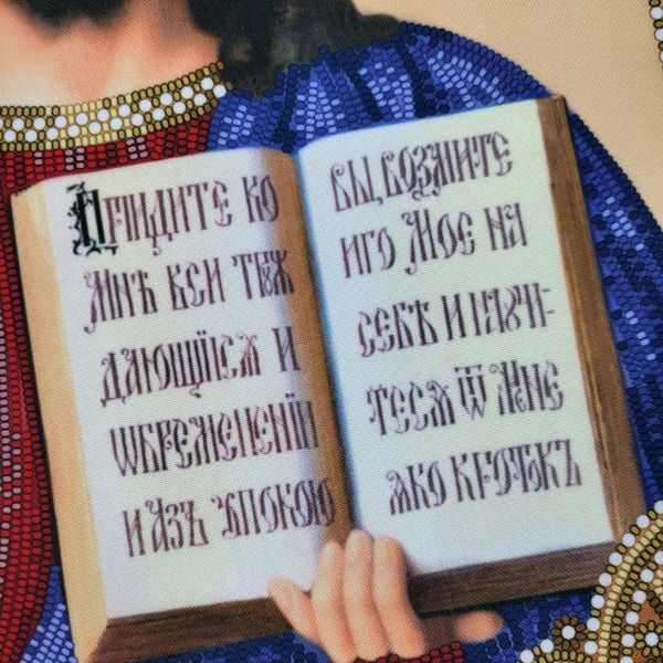 А3Р_319-320 Пара вінчальних ікони до церкви, набір для вишивання бісером та камінням ікон А3Р_319-А3Р_320 фото