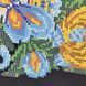 КОС147 Patriotic Cosmetic Bag with Flowers (25*20*4 cm), bead embroidery kit