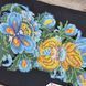 КОС147 Patriotic Cosmetic Bag with Flowers (25*20*4 cm), bead embroidery kit