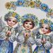 9191 Easter Towel with Little Angels (53*37 cm), bead embroidery kit of the towel