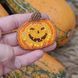 B-039 Little Pumpkin, bead embroidery brooch kit