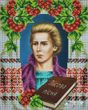 480 Леся Українка, набір для вишивки бісером портрет письменника